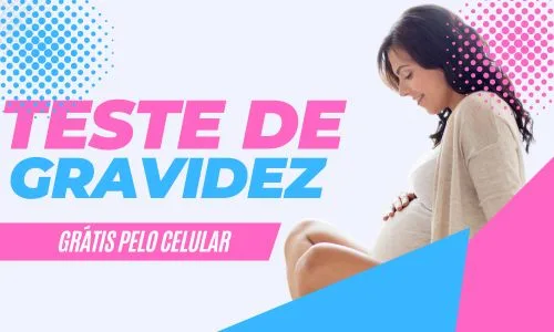 Aplicativo para teste de gravidez no celular